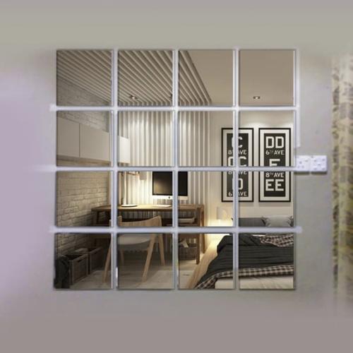 Foto Produk 6 PCS CERMIN DEKORASI DINDING (ASLI KACA), UKURAN 20 x 20 dari ISTANA DECO STORE
