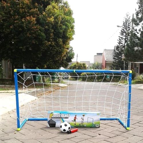 Foto Produk Mainan Set Gawang Sepakbola - Termasuk Bola Pompa - Anak Edukatif dari ZhafiraCorps