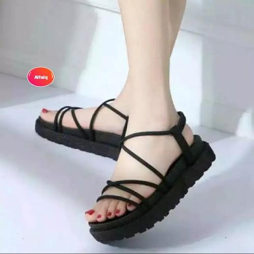 Foto Produk ALFAIQ / SANDAL KARET JELLY BALANCE N ALINA WANITA TALI GLADIATOR 1991 - 37 dari Alfaiq shop