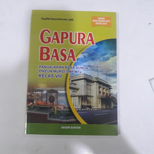 Jual Buku Gapura Basa Kelas 8 Kota Bandung B O B Bandungonlinebook Tokopedia