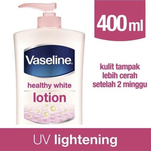 Foto Produk Vaseline Healty White Uv Lightening 400ml/ Body Lotion Botol Pink dari pinot94