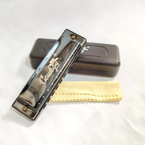 Foto Produk harmonika harmonica black nada c 10 hole cowboy dari vero music store