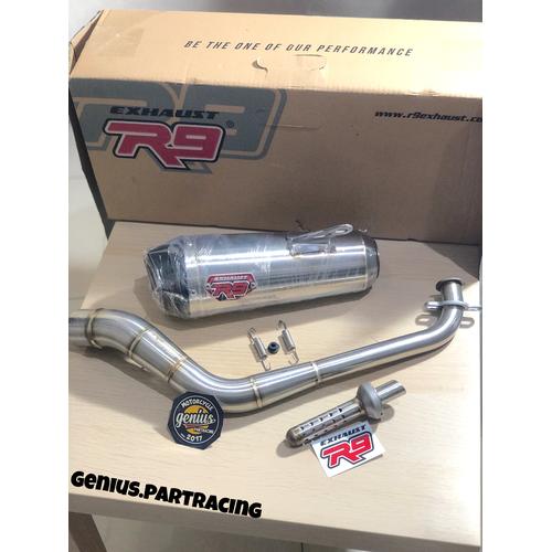 Foto Produk Knalpot R9 AEROX 155 New Alpha Series Original dari genius.partracing