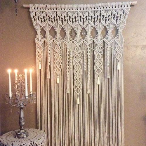 macrame curtain