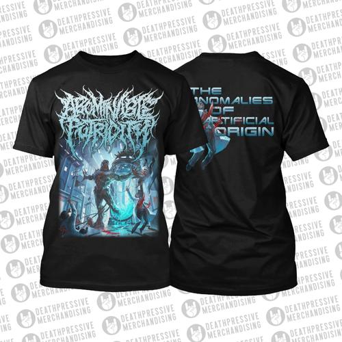 ABOMINABLE PUTRIDITY Tshirt art - Hitam 
