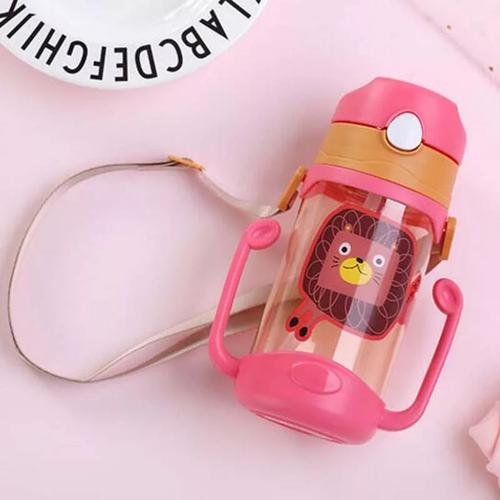Foto Produk Botol Minum Anak dgn Gbr Binatang yg Lucu & polos dgn tutup ada kuping - Merah Muda dari lovely kayy