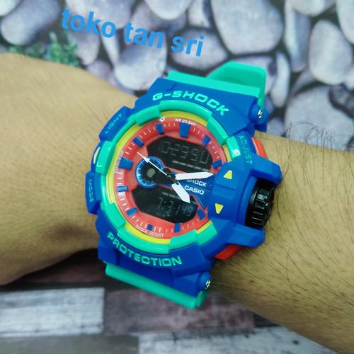 Jual CASIO G-SHOCK GBA-400 GA-400 G'MIX HIJAU BIRU MARIO - Jakarta Pusat -  Toko Tan Sri | Tokopedia