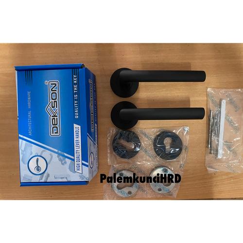 Jual Lever Handle Dekson LHTR 0019 Black Matt Handle Pintu Dekkson