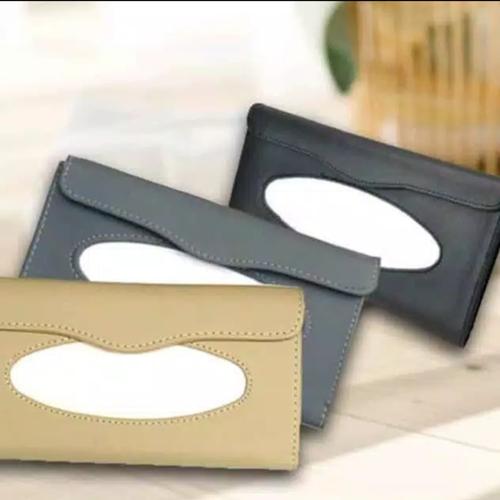 Foto Produk TEMPAT TISSUE MOBIL JEPIT VISOR - Hitam dari aneka auto accessories