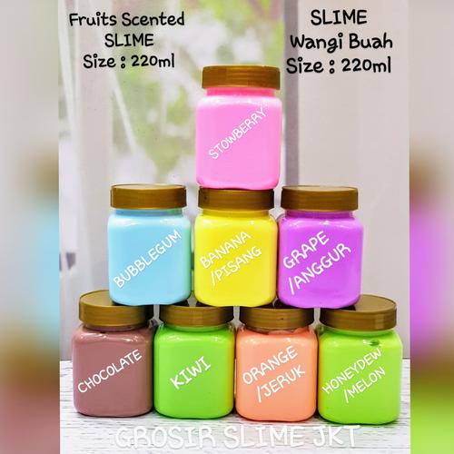 Foto Produk SLIME 220ml Wangi Buah Glosy Good Quality - KIWI dari grosirslimejkt