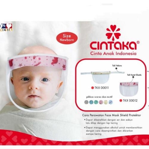 Gambar Face Shield Bayi Cintaka TKX 0011 Dengan Tali Velcro dari Baby Olivia Kota Bekasi Tokopedia