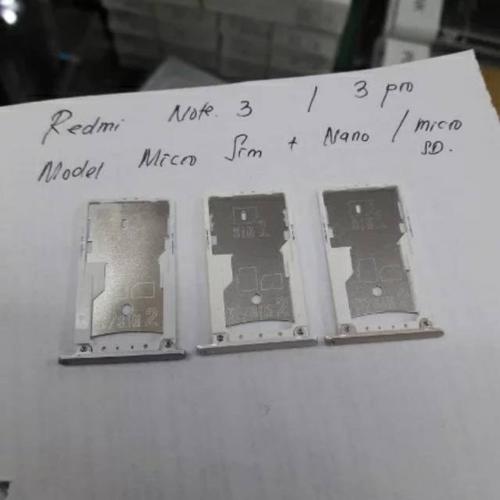 Foto Produk SIM TRAY SIM LOCK SLOT KARTU TEMPAT SIM XIAOMI REDMI NOTE 3/NOTE 3 PRO dari AP Aksesoris
