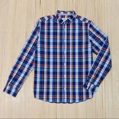 Jual T*M TAILOR LONG CHECKED SHIRT 
