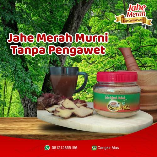 Foto Produk JAHE MERAH BUBUK dari Jahe Merah Cangkir Mas Asli Pedesnya Jahe Merah