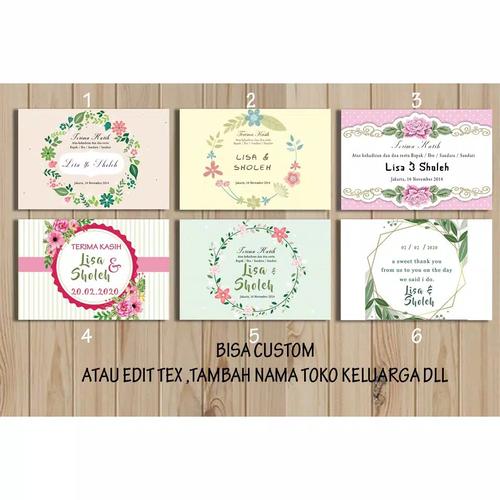 Jual Kartu Ucapan Terima Kasih Souvernir Jakarta Barat Akifa Online Shoppiing Tokopedia
