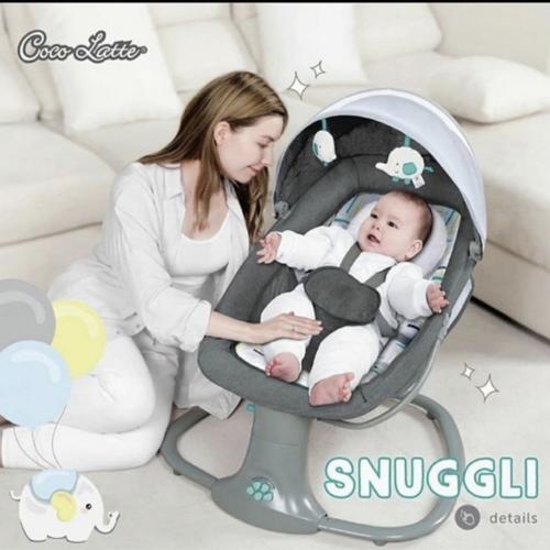 Foto Produk Bouncer Cocolatte Weeler Snuggli - Dark Grey dari Baby_World