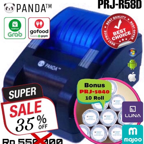 Foto Produk PRINTER BLUETOOTH KASIR/PPOB PANDA PRJ-R58D THERMAL 58MM ANDROID+IOS+W dari PANDA RETAIL SOLUTIONS