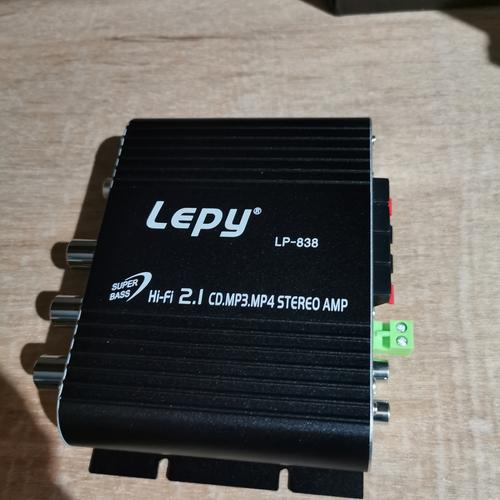 Foto Produk Mini Lepy LP-838 Car 3 Channel Amplifier Stereo Mega Bass 12V Hi-Fi - Hitam dari SINAR KENCANA ASIA