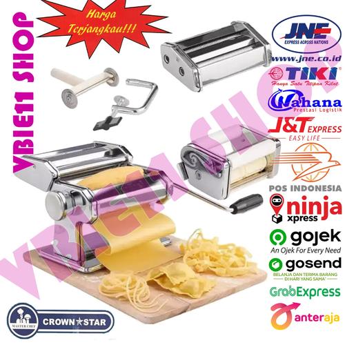 Foto Produk Gilingan Mie Kulit Pangsit Molen Pasta Noodle Maker Atlas - Crown Star dari VBie11 Shop