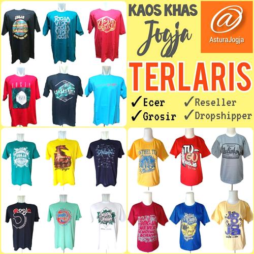 Foto Produk kaos jogja OBLONG murah - Motif Acak, M dari astura