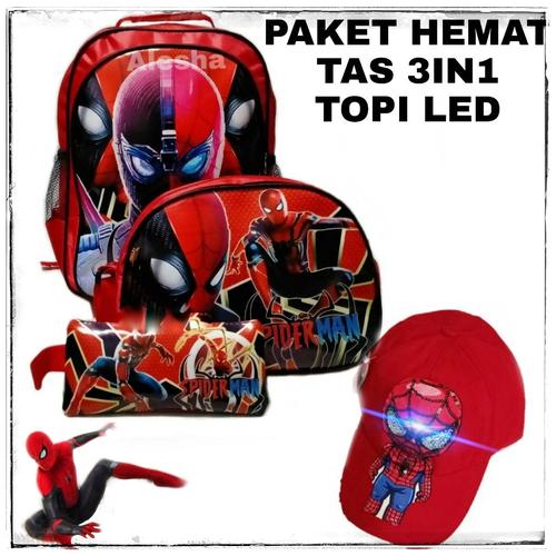 Foto Produk tas anak laki laki ransel karakter superhero murah terbaru-spiderman dari mput shoop