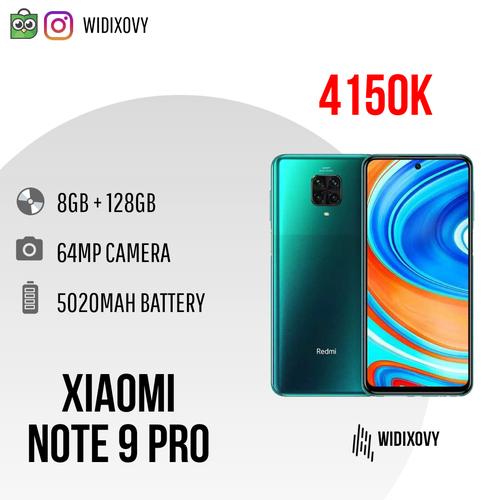 Foto Produk XIAOMI REDMI NOTE 9 PRO RAM 8/128 GARANSI RESMI - Biru dari WIDIXOVY