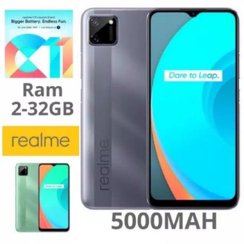 Jual Hp Realme C11 Ram 2 32gb Termurah Bergaransi Resmi Hitam Kab Malang Pegasus Celluler Tokopedia