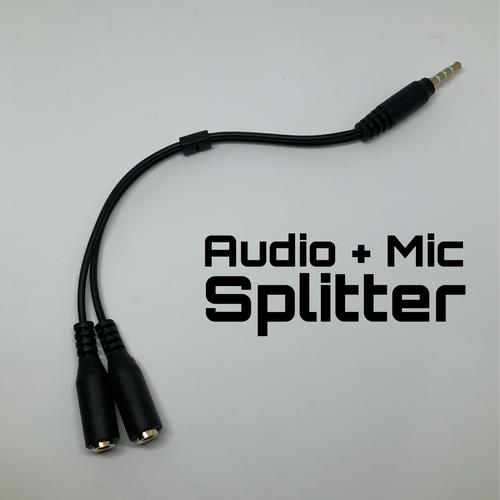 Mic 2in1 TRRS Male 3.5mm Jack Earphone 