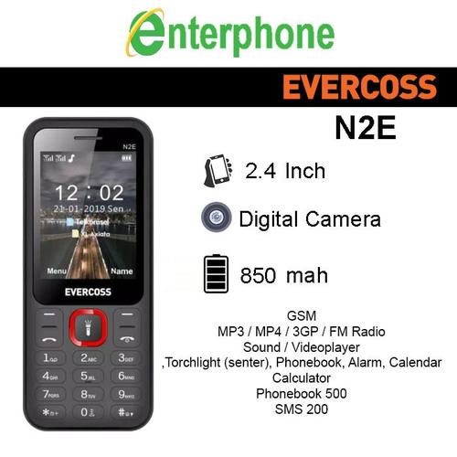Foto Produk Evercoss N2E Wireless Radio FM Candybar Garansi Resmi - Hitam dari enterphone2