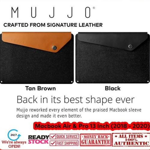 Jual Mujjo Premium Leather Sleeve Case Macbook Air 13 Pro 13