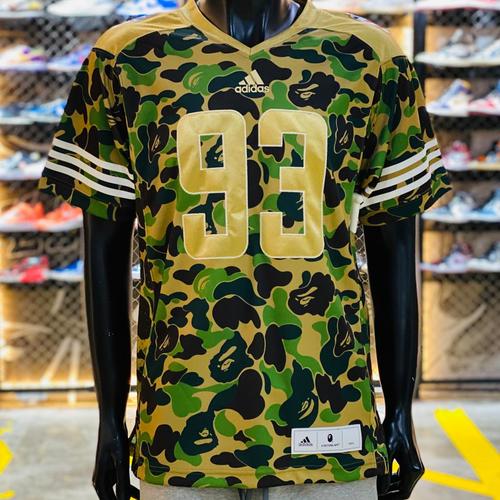 bape x adidas sb jersey green