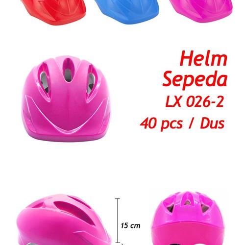 Foto Produk Helmet helm sepatu roda sepeda anak anak tanggung AOSITE ORI - Biru dari Hebohstore
