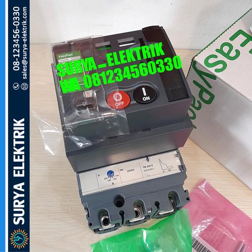 Foto Produk SCHNEIDER MCCB CVS250N 3P 200A 200 A TM200D LV525452 50KA 3Pole Motor dari SURYA-ELEKTRIK