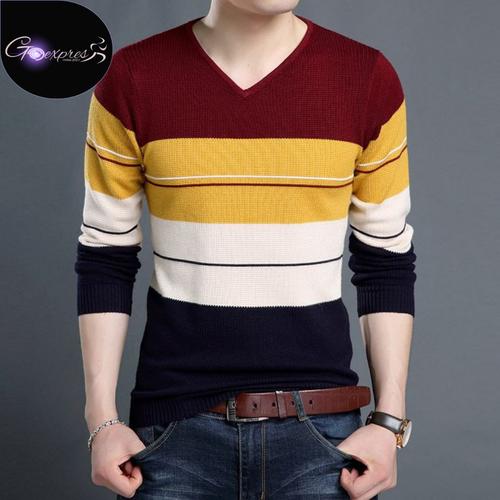 winter v neck sweater