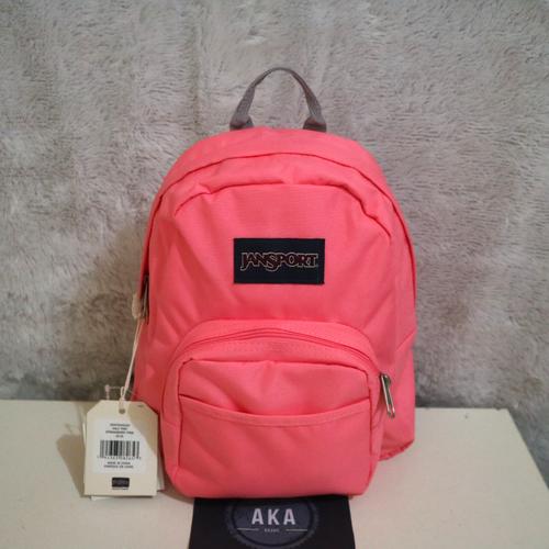 pink knapsack