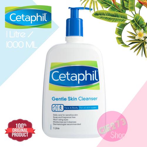 Gambar Cetaphil Gentle Skin Cleanser Original 1 Litre / 1 Liter / 1000 ml dari Gie273 Kab. Tangerang Tokopedia