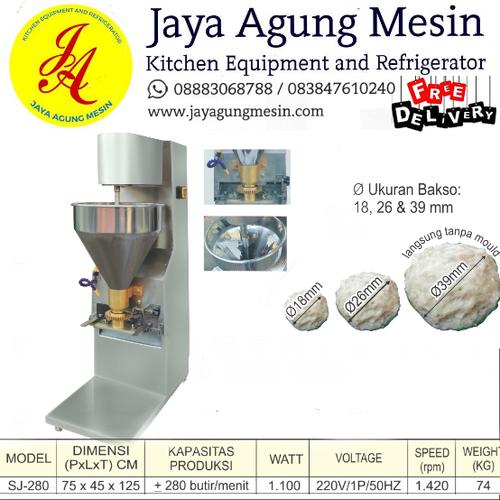 Foto Produk Mesin Cetak Bakso / Meat Ball Foaming(SJ-280) Getra free ongkir dari Jaya Agung II