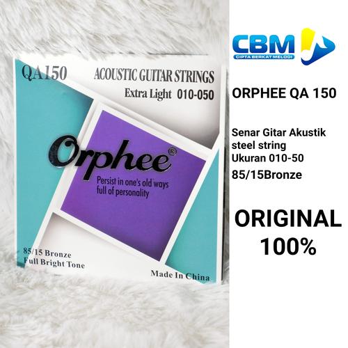 Foto Produk SENAR GITAR AKUSTIK STRING ORPHEE 010 85/15BRONZE ORPHEE QA150 ORI dari CBM Music & Sound Store