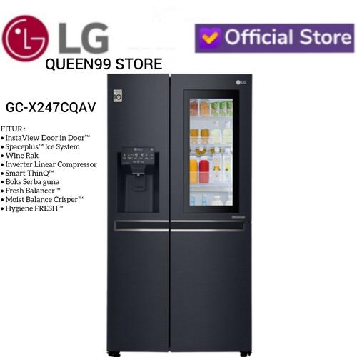 Jual Kulkas Side By Side Instaview Door In Door Lg Gc X247cqav With Wifi Jakarta Utara Queen99 Store Tokopedia