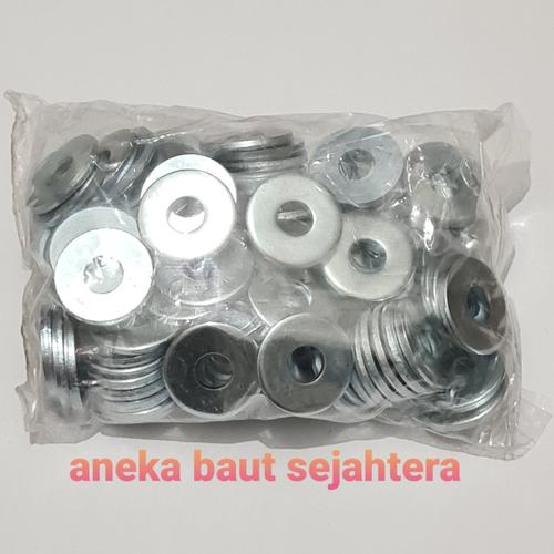 Gambar Ring Plat M6 Lebar Tebal Putih dari ANEKA BAUT SEJAHTERA undefined Tokopedia