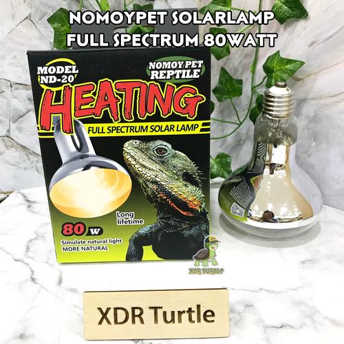 Foto Produk NOMOYPET SOLAR LAMP 80WATT FULL SPECTRUM LAMPU UVA UVB REPTIL TORTO dari XDR TURTLE