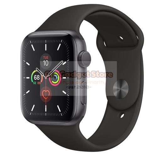 Apple Watch Series 44mm Space Gray Aluminium with Black Sport Band di Gio  Gadget Store Official Tokopedia