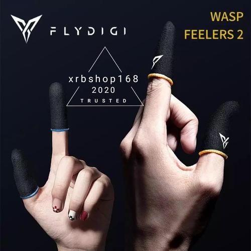 Foto Produk ORIGINAL 2PCS ORIGINAL FLYDIGI WASP 2 SARUNG JEMPOL ANTI KERINGAT PUBG - flydigi biru dari xrbshop1