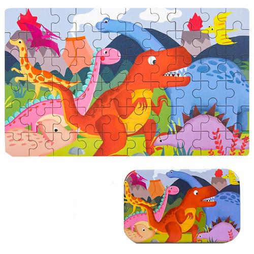Foto Produk Gober - Puzzle 60 Keping Lucu / puzzle kaleng isi 60 pcs - Dino A dari Gober House88