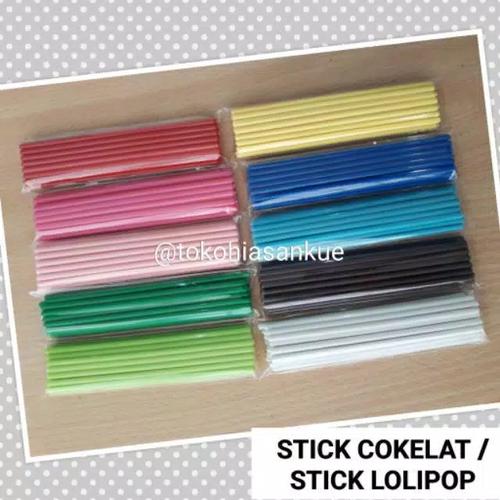 Foto Produk stick stik coklat / permen / cokelat / lolipop - Putih dari Toko Hiasan Kue