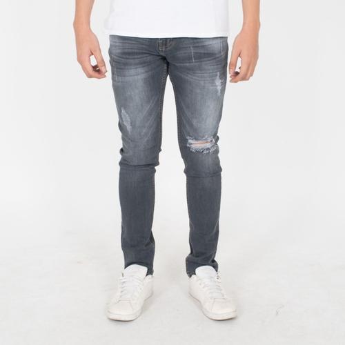 Foto Produk Destroyed Denim - Smoke Grey - Smoke Grey, 28 dari Weird Jeans