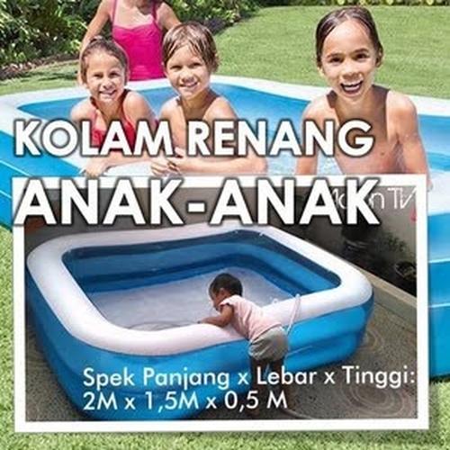 Foto Produk Kolam Renang Jumbo Besar Anak Plus Pompa dari Alma Mainan
