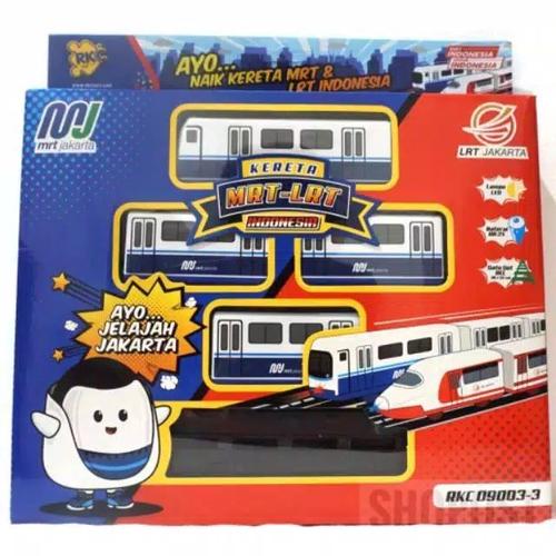 Foto Produk Mainan Kereta MRT Jakarta - Biru dari Shopost