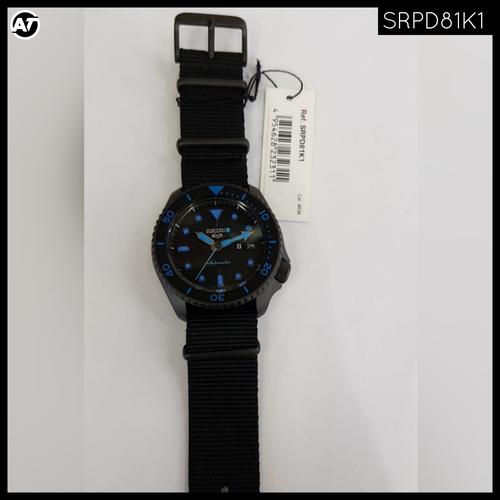 Jual Jam Tangan Automatic Seiko 5 Sports SRPD81K1 Black Blue ORIGINAL -  Jakarta Selatan - ATOnlineStore | Tokopedia
