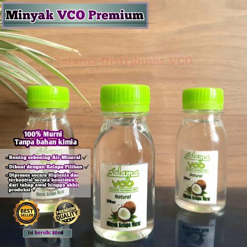 Foto Produk vco virgin coconut oil 80ml - Minyak Kelapa Murni dari salama vco